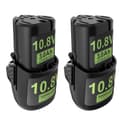 Miniatyrbillede 1 af 2: Batteri til elværktøj, 3000mAh kapacitet, 10.8V spænding, Li-ion teknologi,2stk