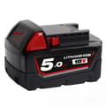 Miniatyrbillede 2 af 2: Lithium-Ion Batteri, 18V, CE Certificeret,5.0AH 1STK