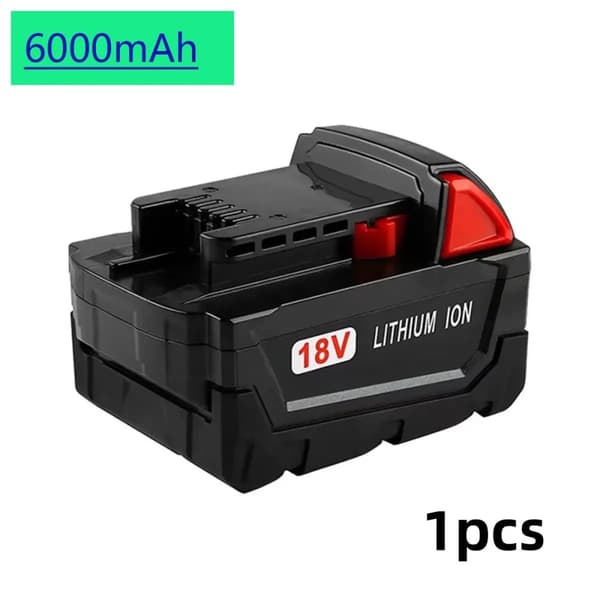 Batteri til elværktøj, lithium-ion, kun batterier,6000mAh 1STK