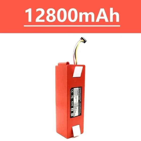 Robottipölynimurin akku, Tyyppi Litium, Jännite 14.4V, Nimellinen kapasiteetti,12800mah