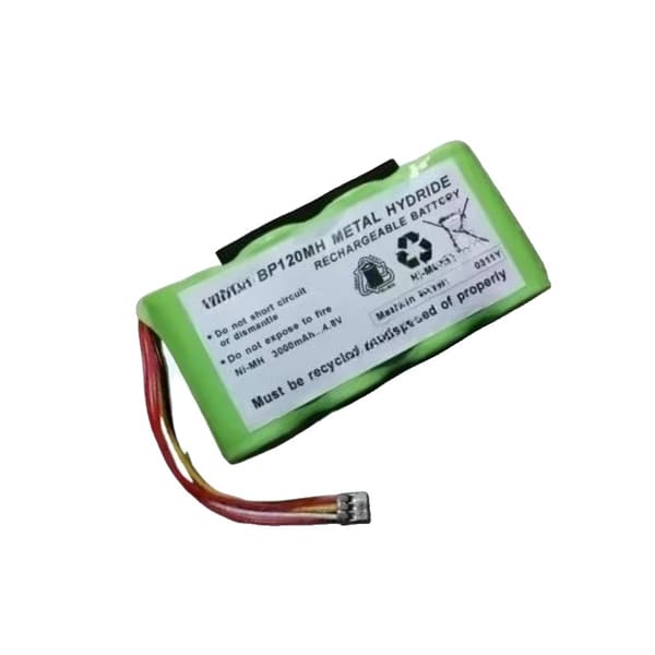 Batteri, 4.8V, 3000mAh, Genopladeligt,BP120MH