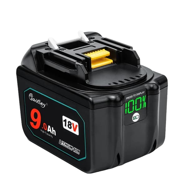 Batteri, 9Ah kapacitet, 18V spænding, Li-ion type,1 stk