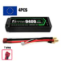 Miniatyrbillede 2 af 2: LiPo-batteri, 9400mAh, 140C,4PCS 7.6V 9400 T 5mm
