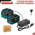 Miniatyrbillede 2 af 2: Genopladeligt batteri, høj kapacitet, sikker brug,Blå 2x928VF 1 Stik