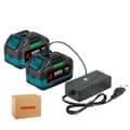 Miniatyrbillede 1 af 2: Genopladeligt batteri, høj kapacitet, sikker brug,Blå 2x928VF 1 Stik