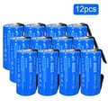 Miniatyrbillede 2 af 2: LiFePO4 genopladeligt batteri, 7200mAh kapacitet, 3.2V spænding,12PCS Batteri