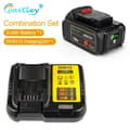 Miniatyrbillede 2 af 2: Batteri til elværktøj, 18V/20V kompatibilitet, høj kapacitet,6Ah batteri Sæt