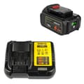 Miniatyrbillede 1 af 2: Batteri til elværktøj, 18V/20V kompatibilitet, høj kapacitet,6Ah batteri Sæt