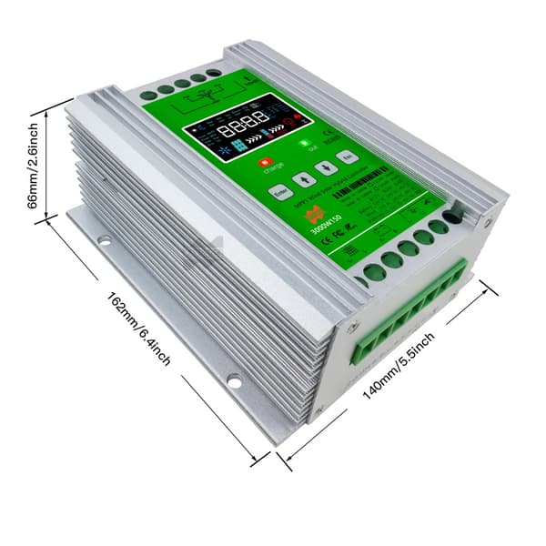 3000W Hybrid Vind Sol Opladningsforstærker Kontroller - MPPT Board, Wifi Monitor, Lifepo4 Equalizer