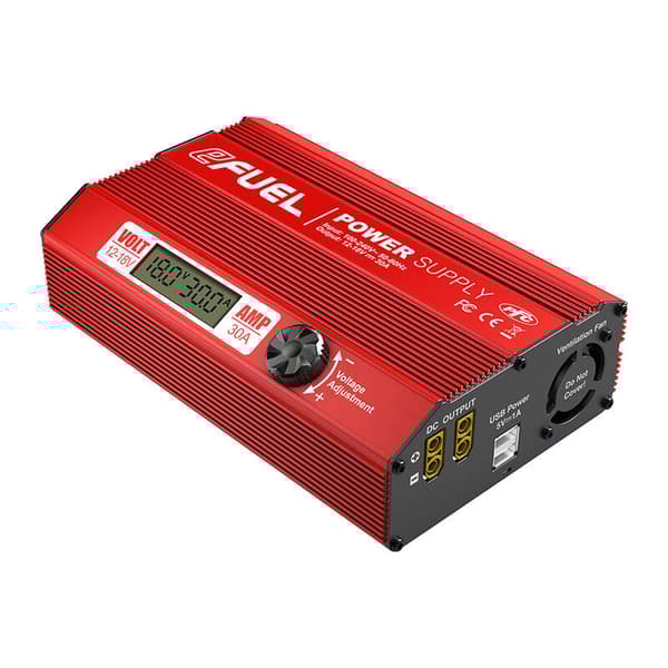 SkyRC eFuel 30A/540W power supply Röd