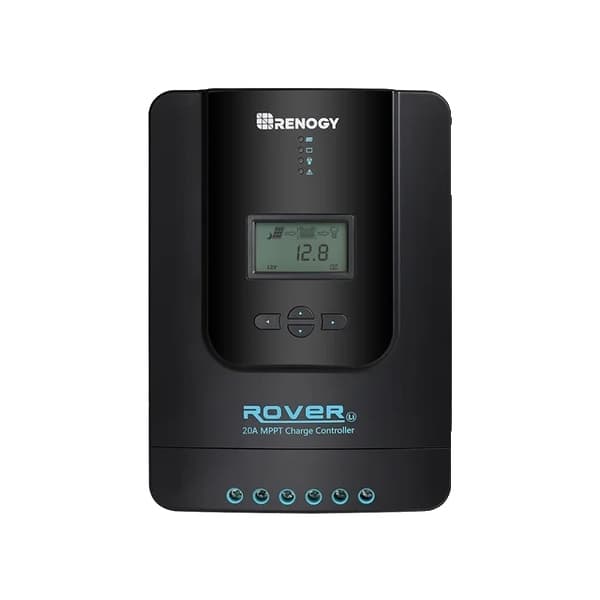 Solcelleladeregulator, MPPT-teknologi, Justerbare parametre, 30A 30A