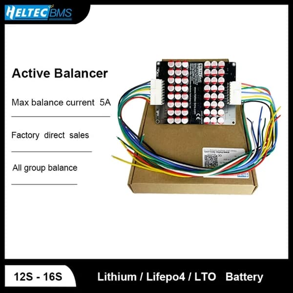 Batteriudligner, Aktiv Udjævning, Energi Kondensator, 9-14S 5A