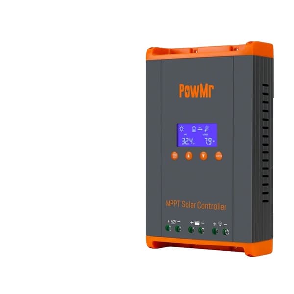 PowMr MPPT aurinkopaneeliohjain, enimmäiskapasiteetti 60A, yhteensopivuus 12V-48V,MPPT 60A, 12V 24V 36V 48V Automaattinen