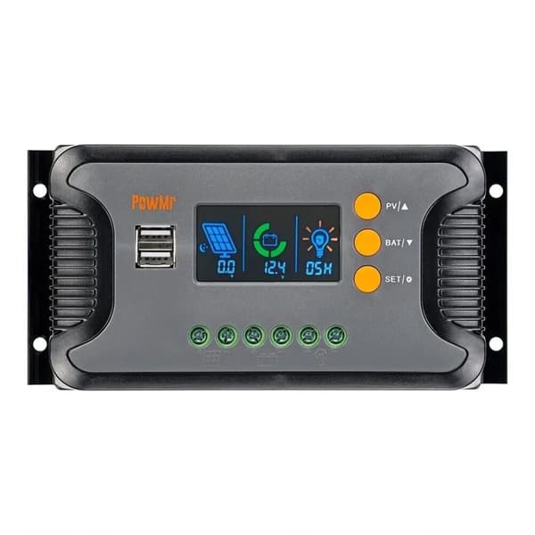 30A PWM Aurinkosähkölatausohjain, Mukautuva Tehostuslataus, Monivaiheinen Lataus,30A PWM-ohjain