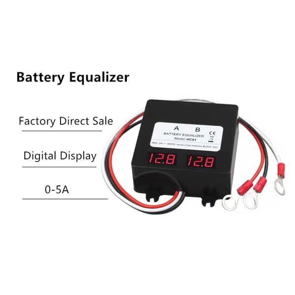 Batteriudligner, 24V drifts spænding, digital skærm,24V med display