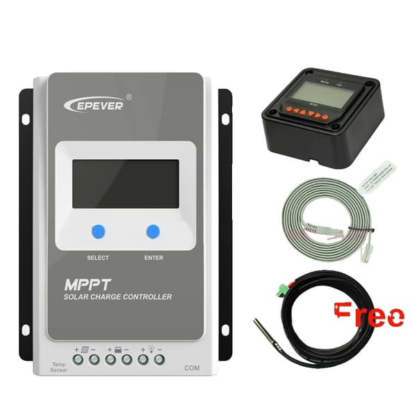 MPPT Solarbatterikontrol, Høj Effektivitet 99%, Kompatibel med Flere Batterityper,4210AN MT50 sensor