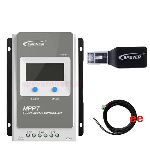 MPPT Solarbatterikontrol, Høj Effektivitet 99%, Kompatibel med Flere Batterityper,4210AN wifi sensor