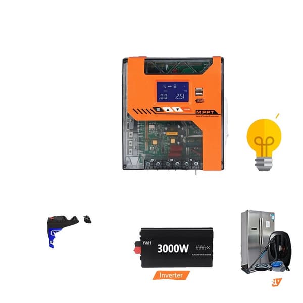 MPPT Aurinkosäätölaite, Jopa 150VDC Syöttö, Korkea Tehokkuus Latauksessa,MPPT-60A, 12V 24V 36V 48V