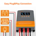 Miniatyrbillede 2 af 4: MPPT Solpanel Ladecontroller, 60A Maksimal Strøm, Alsidig Spændingsunderstøttelse,60A MPPT, 12V 24V 36V 48V
