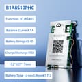 Miniatyrbillede 2 af 2: Smart BMS, 1A/2A Aktiv Balance, 100A/200A Opladnings/afladningsstrøm,B1A8S10P-Varme-CAN