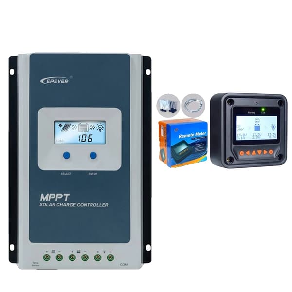MPPT Solarkontroler, 20A Strøm, 100V Åben Kredsløbsspænding,med MT52, 12V 24V, 20A