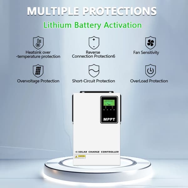Y&H 140A MPPT Solcelleladeregulator, 48V System, 6500W Maks PV Effekt,MPPT-140A, 48V