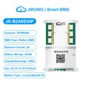 Miniatyrbillede 2 af 2: Smart Batteristyringssystem, 100A Opladning/Entladning, 1A Aktiv Balancering,B2A8S30P