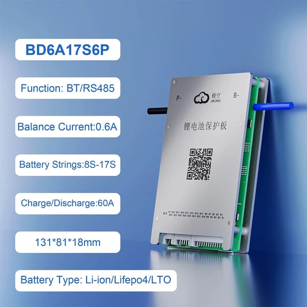 Batteristyringssystem, RS485 kommunikation, Aktiv balance,BD6A17S6P