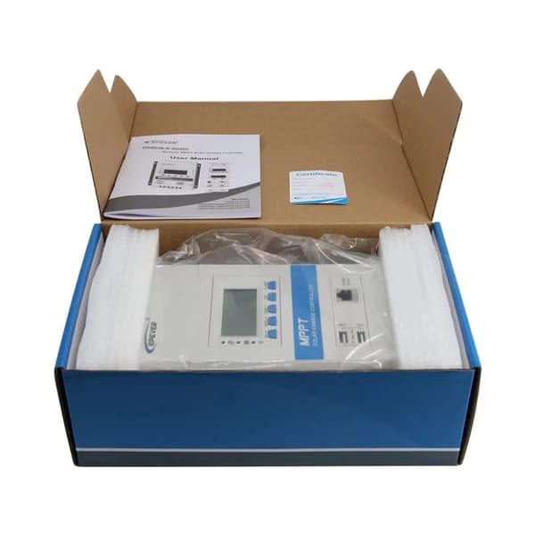 EPEVER MPPT Solcelleladeregulator, 30A / 40A vurdering, 12/24VDC spænding,12V 24V, KUN controller, 40A -TRIRON4215N