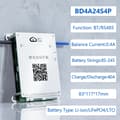 Miniatyrbillede 2 af 2: Smart Battery Management System, Aktiv Balancefunktion, Høj Ladekapacitet,BD4A24S4P