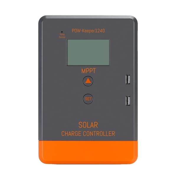 Solcelleladekontrol, MPPT-teknologi, alsidige ladeindstillinger,Sølv, 12V 24V Auto, MPPT 20A