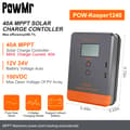 Miniatyrbillede 2 af 2: PowMr MPPT Solcellelader, Maksimal Strøm 100A, Understøtter 12V-48V Batterier,MPPT 40A