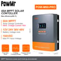 Miniatyrbillede 2 af 2: PowMr MPPT Solcellelader, Maksimal Strøm 100A, Understøtter 12V-48V Batterier,MPPT 60A
