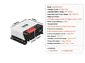 Miniatyrbillede 1 af 2: Solcelleladekontrol, Bluetooth-kommunikation, MPPT-kontrol effektivitet ≥98%,50A