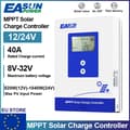 Miniatyrbillede 2 af 2: Solcelleladeregulator, 12V / 24V, Flere batterikompatibilitet,40A