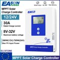 Miniatyrbillede 2 af 2: Solcelleladeregulator, 12V / 24V, Flere batterikompatibilitet,30A