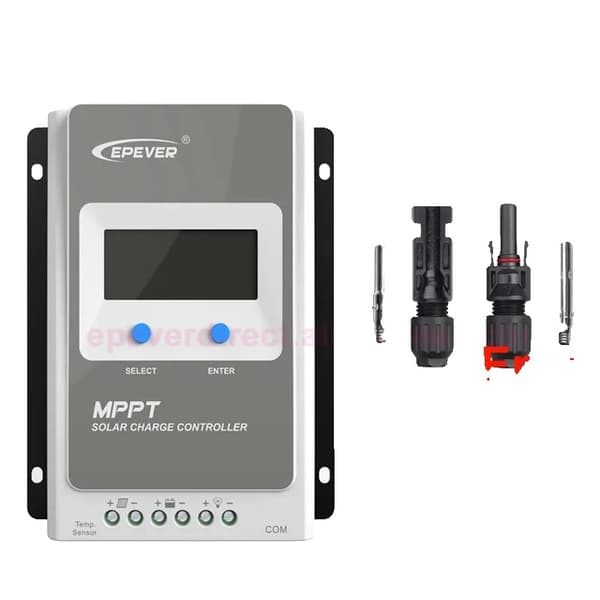 Mppt Solcelleladeregulator, Flere Ampere Muligheder, LCD Display, Kun 2206AN