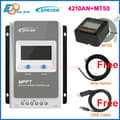 Miniatyrbillede 2 af 2: Mppt Solcelleladeregulator, Flere Ampere Muligheder, LCD Display, 4210AN MT50 kabler