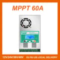 Miniatyrbillede 2 af 2: MPPT Solcelleladeregulator, Baggrundsbelyst LCD-skærm, Maks. 160V Solpanel Input, MPPT 60, 12V 24V 36V 48V
