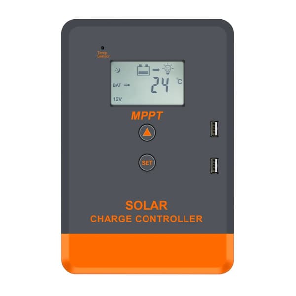 MPPT Solcelleladeregulator, 20A Maksimal Strøm, LCD Skærm, RS485 Kommunikation,20A MPPT controller20A MPPT-controller