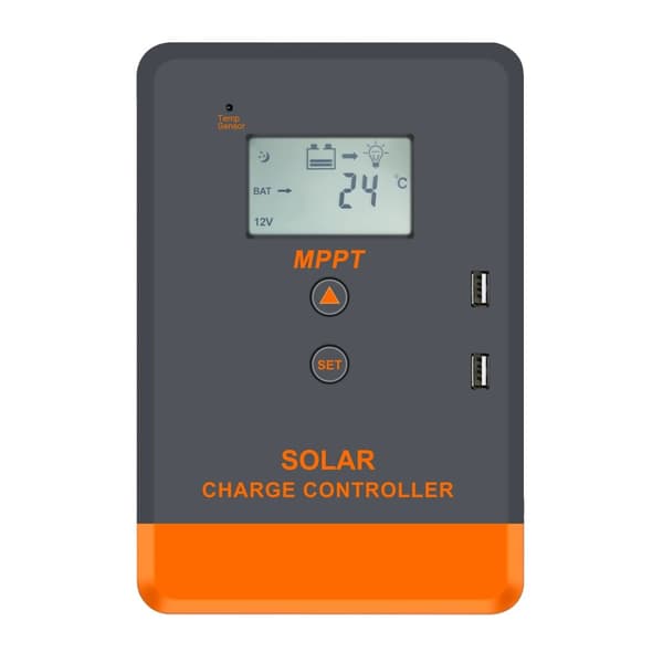 MPPT Solcelleladeregulator, 20A Maksimal Strøm, LCD Skærm, RS485 Kommunikation,20A MPPT controller20A MPPT-controller