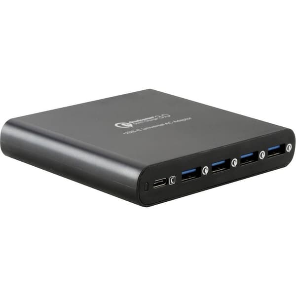 LVSUN LS-Q5U-PD USB-laddningsstation 80 W 4x USB-A, 1x USB-C® Power Delivery, QC 3.0 Svart Inomhus USB Power Delivery (