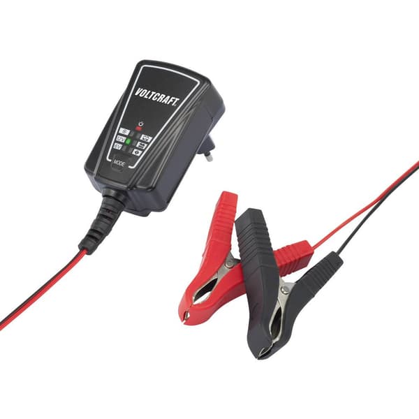 VOLTCRAFT Blybatteriladdare BC-1001 6 V, 12 V Laddström (max.) 1 A