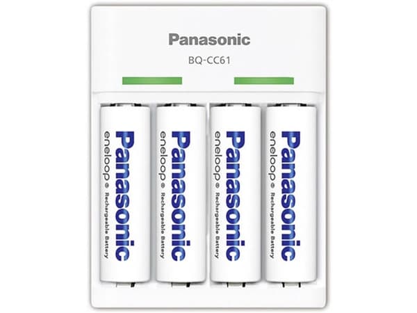 Panasonic Panasonic USB-lader inkl. 1x4 Mignon 1900 mAh-batterier (K-KJ61MCC40USB)