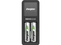 Miniatyrbilde 3 av 5: Energizer Mini Charger, Nikkelmetallhydrid (NiMH), Overlading, AA, AAA, 2 stykker, Batterier medfølger