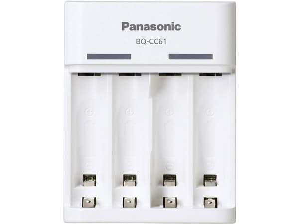 Panasonic eneloop BQ-CC61 - 10 t batterilader - (for 4xAA, 4xAAA)