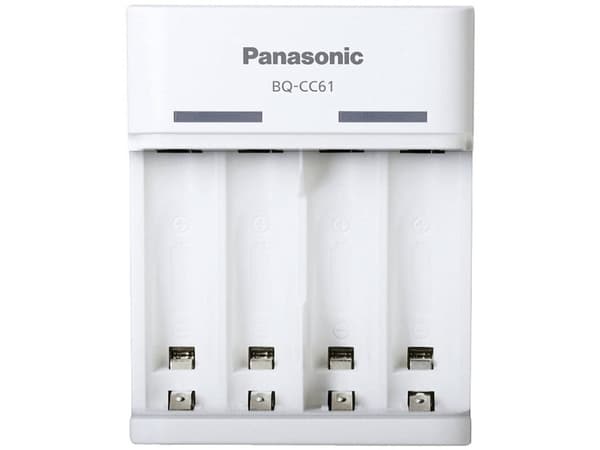 Panasonic eneloop BQ-CC61 - 10 t batterilader - (for 4xAA, 4xAAA)