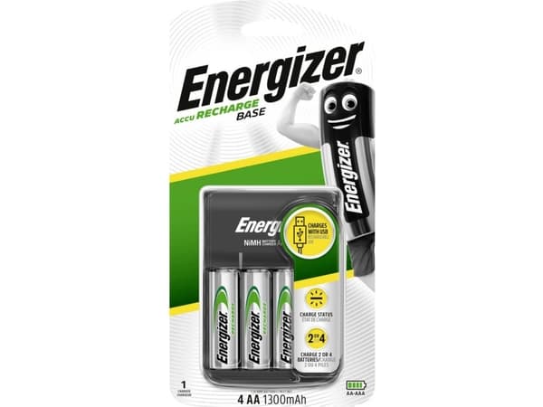 Energizer Base Oplader til runde celler NiMH R03 (AAA), R6 (AA)