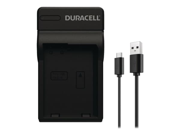 Duracell - USB-batterilader - svart - for Nikon D3200, D5100, D5200, D5300, D5500, D5600, Df; Coolpix P7000, P7100, P7700, P7800