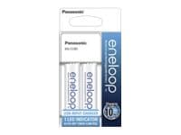 Panasonic eneloop BQ-CC80 - Akkulaturi - (2/4xAA/AAA) 2 x AA-tyyppi - 1900 mAh